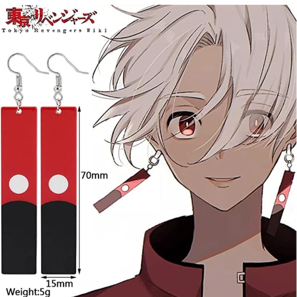 Tokyo Revengers Izana Kurokawa Earrings - Picture 1 of 9
